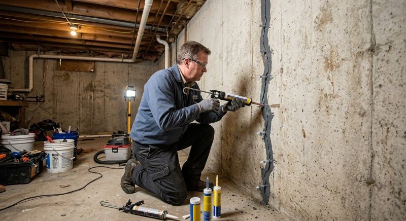 Basement Crack Repair in Boone, NC