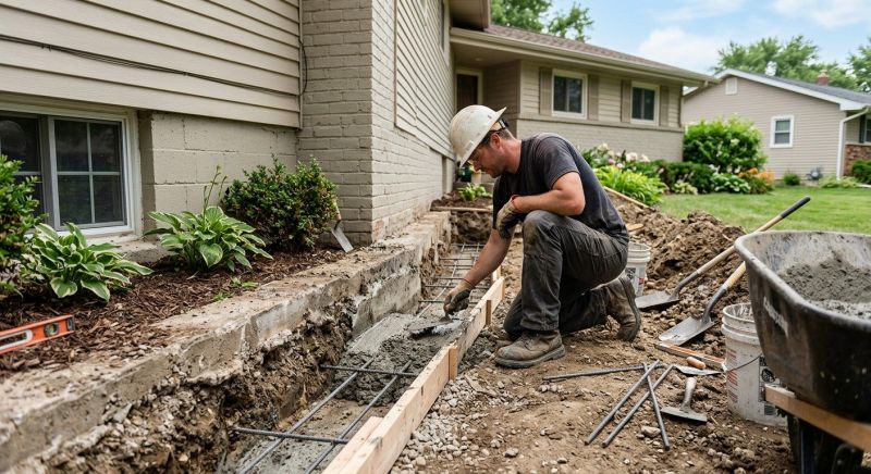 Concrete Foundation Repair in Fleetwood, NC