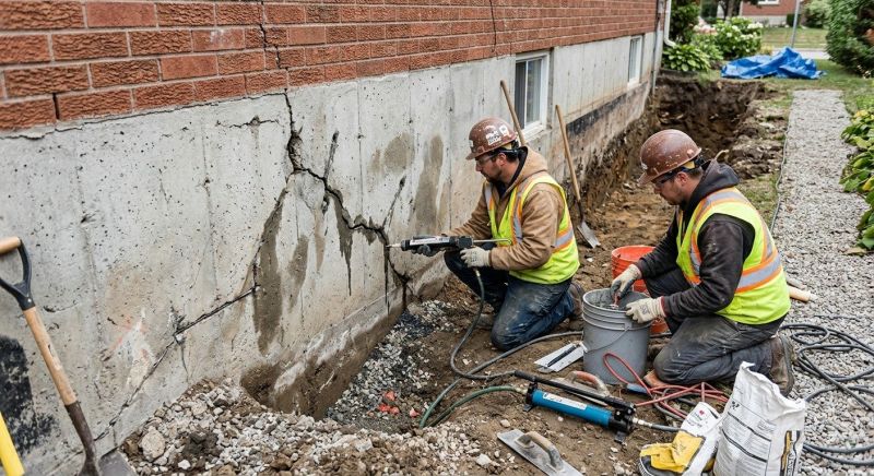 Cracked Foundation Repair in Mountain City, TN