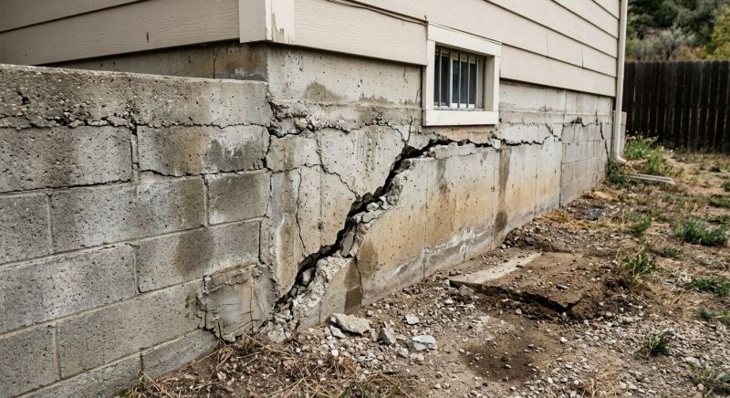Cracked Foundation Repair in West Jefferson, NC