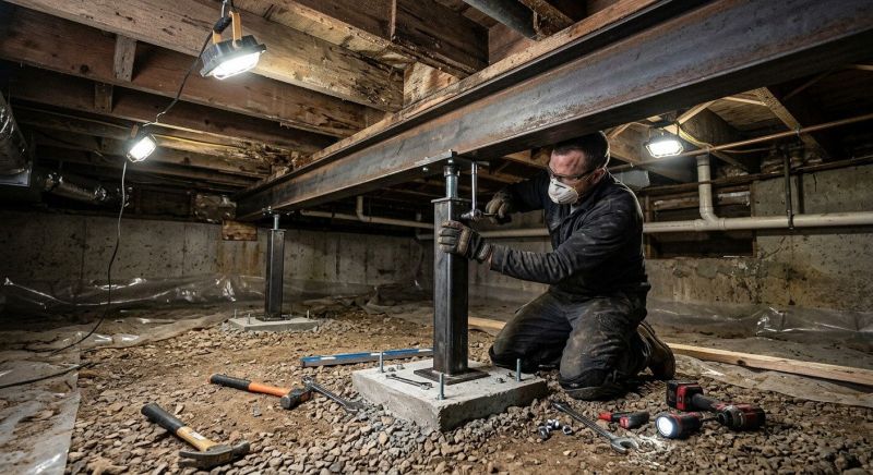 Crawlspace Structural Repair in Boone, NC