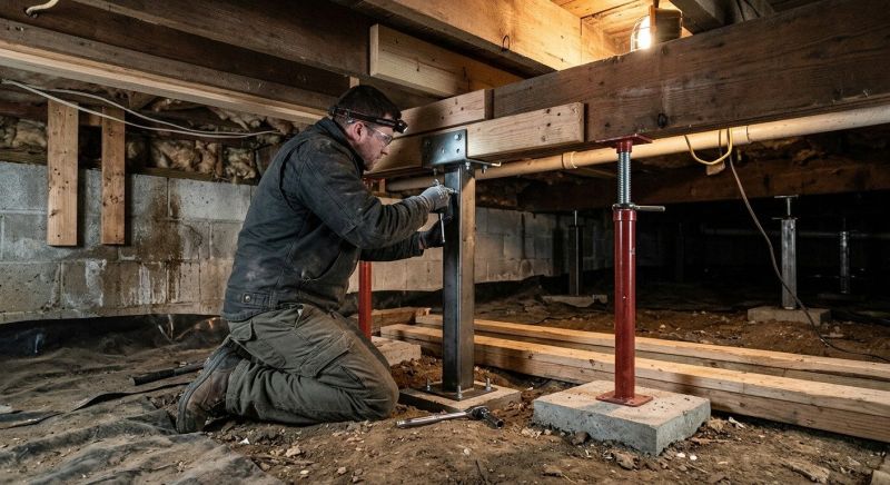 Crawlspace Structural Repair in Boone, NC
