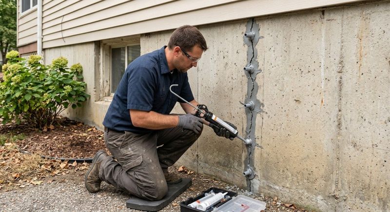 Foundation Crack Sealing in Boone, NC