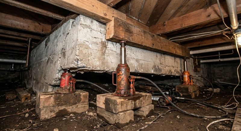 Foundation Jacking in Ashe County, NC