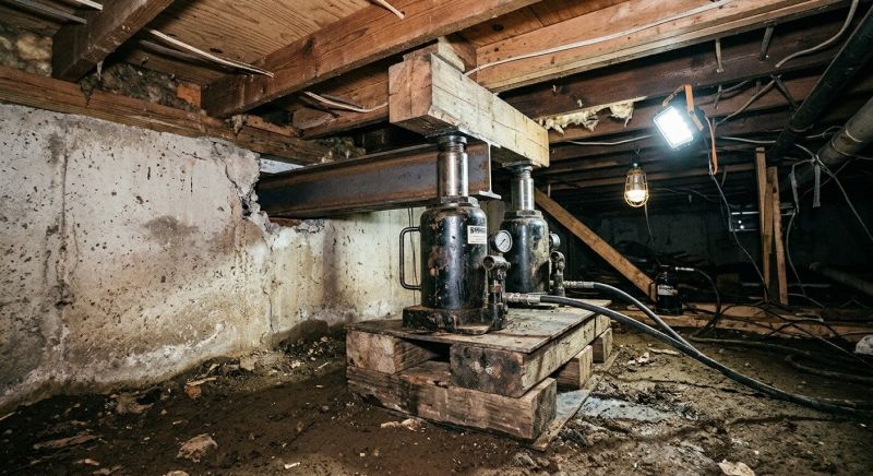 Foundation Jacking in Ashe County, NC