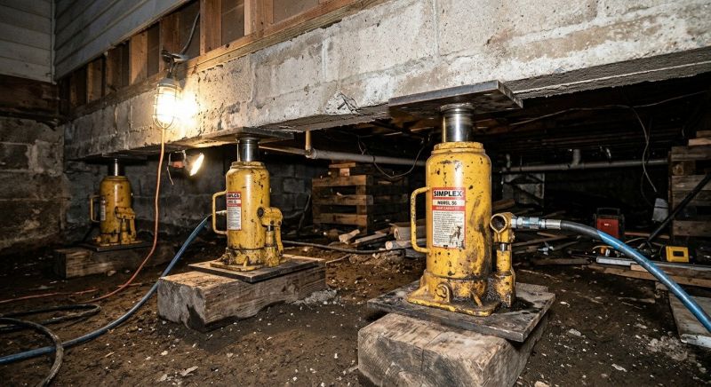Foundation Jacking in Banner Elk, NC