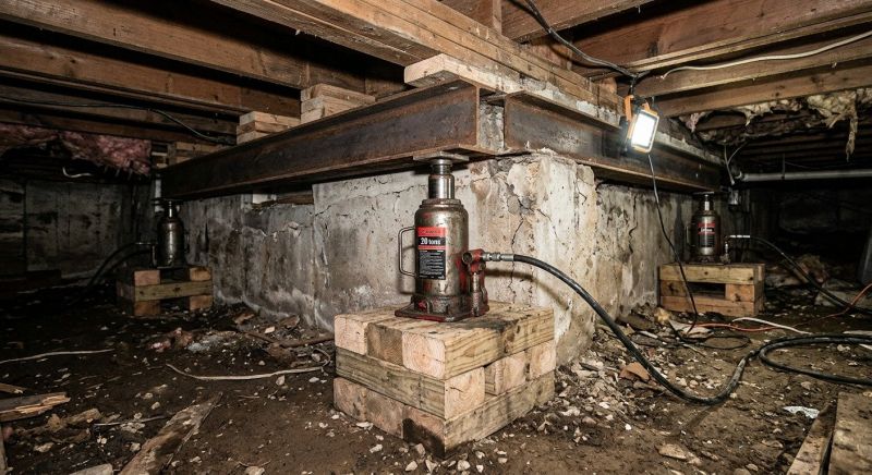 Foundation Jacking in Blowing Rock, NC