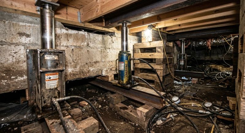Foundation Jacking in Newland, NC