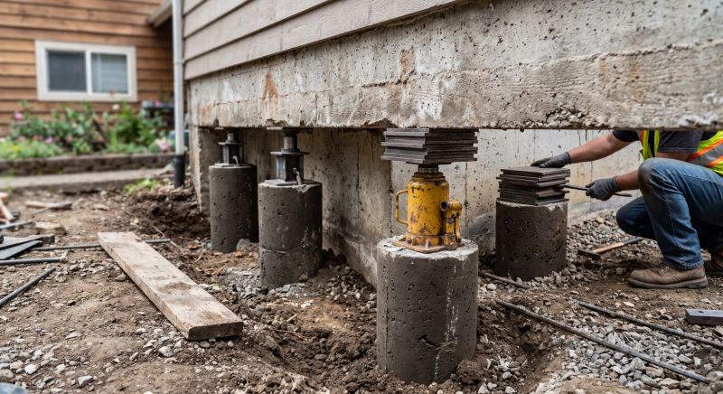 Foundation Pier Leveling in Boone, NC