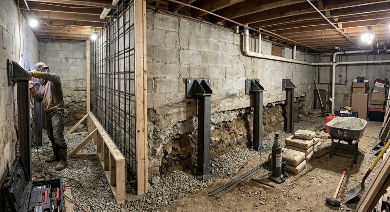 Foundation Stabilizing in Newland, NC