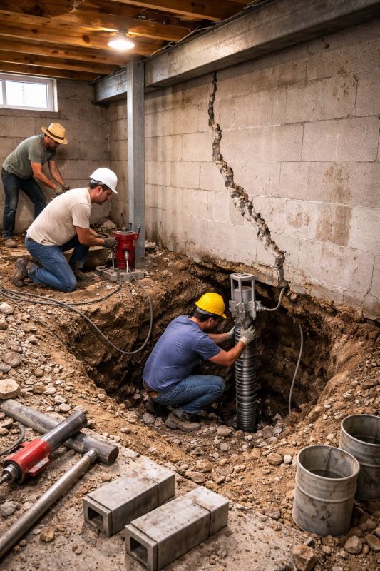 Foundation Structural Repair in Todd, NC