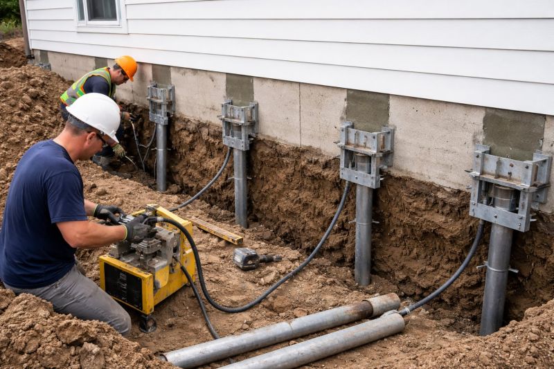 Helical Piers Installation in Boone, NC