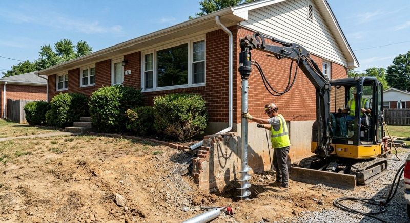 Helical Pile Installation in Boone, NC