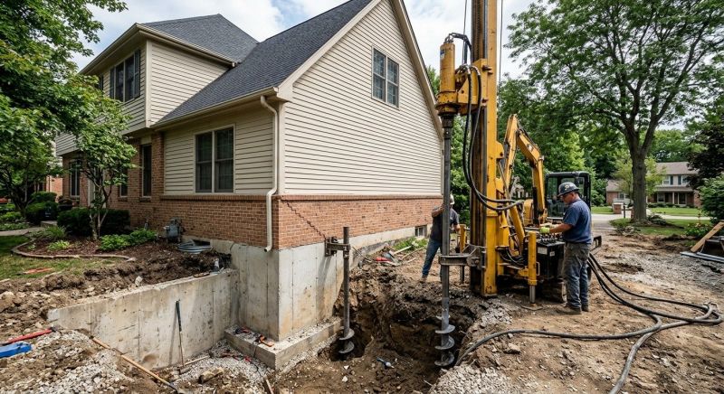 Helical Pile Installation in Boone, NC