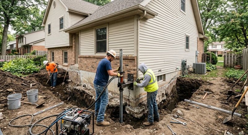 House Foundation Repair in Collettsville, NC