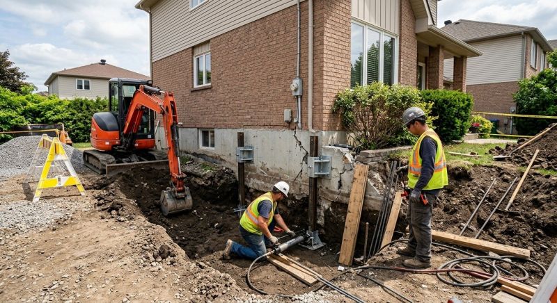 House Foundation Repair in Collettsville, NC