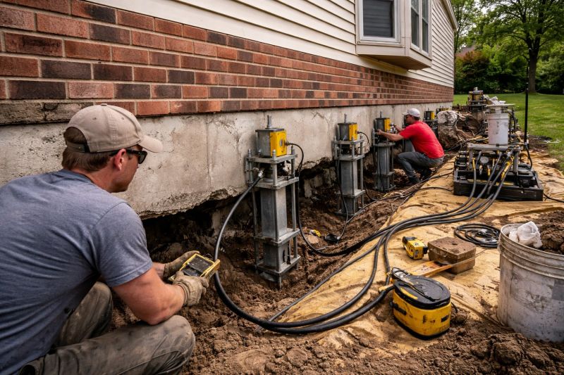 Settling Foundation Service in Fleetwood, NC