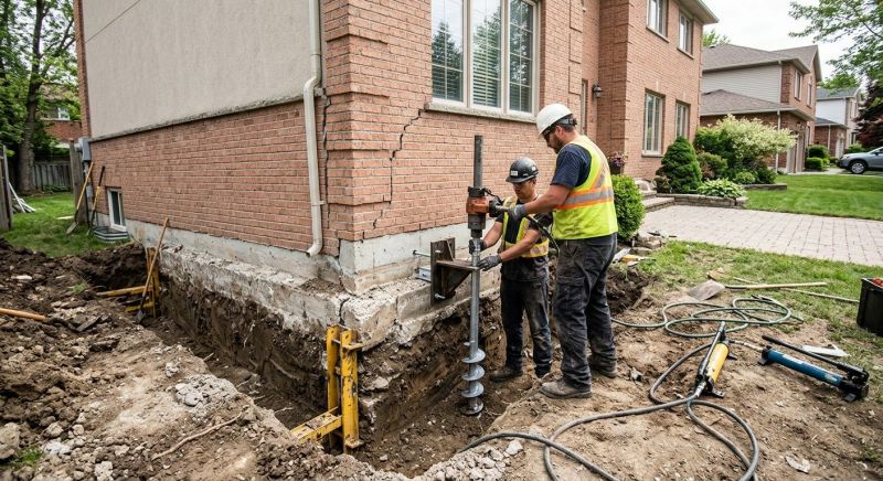 Sinking Foundation Repair in Elk Park, NC