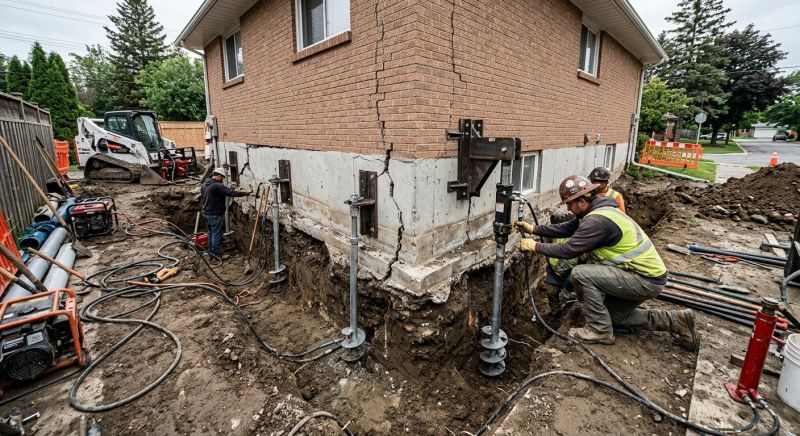 Sinking Foundation Repair in Jefferson, NC
