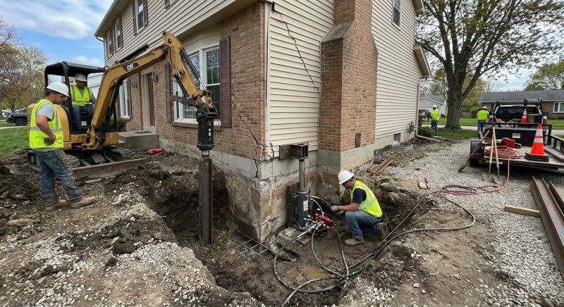 Sinking Foundation Repair in Lenoir, NC