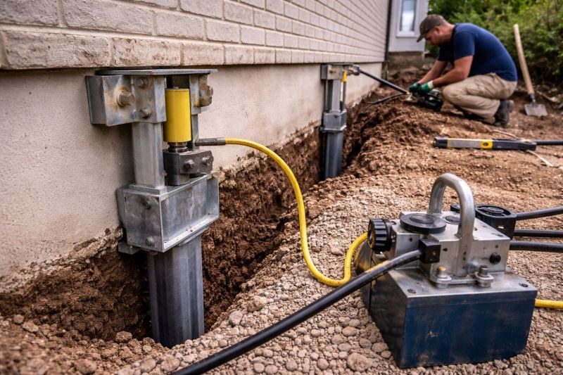 Sinking Foundation Repair in Newland, NC